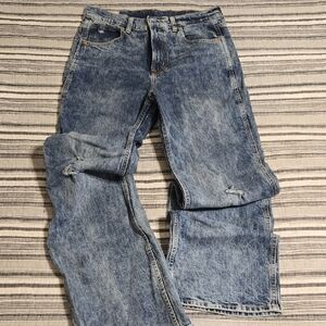 GAP Women's Flare Wide Leg Jeans in Light Blue